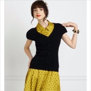 Kate Spade Silk Owl Mustard Dress sz0